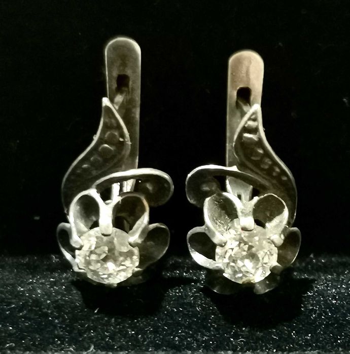 Серьги серебро СССР