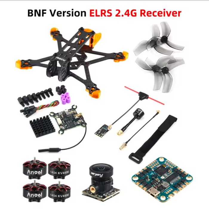 FPV дрон (квадрокоптер) Angel-25 ELRS 2.4, Analog VTX 5.8 GHz