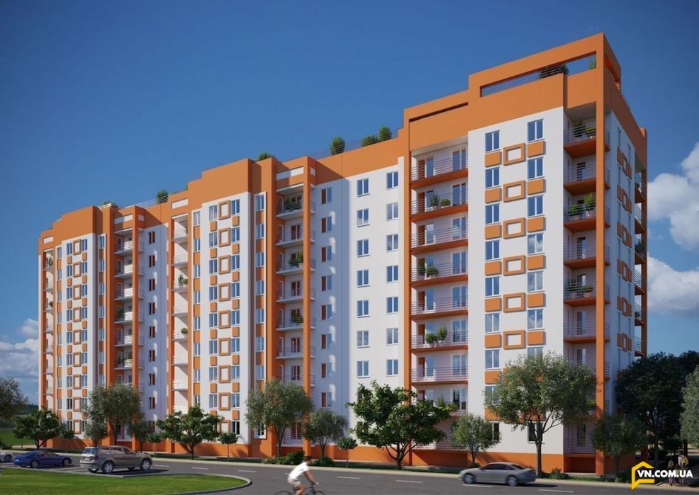 Однокімнатна квартира 43,6 м² ЖК Апельсин Миколаїв