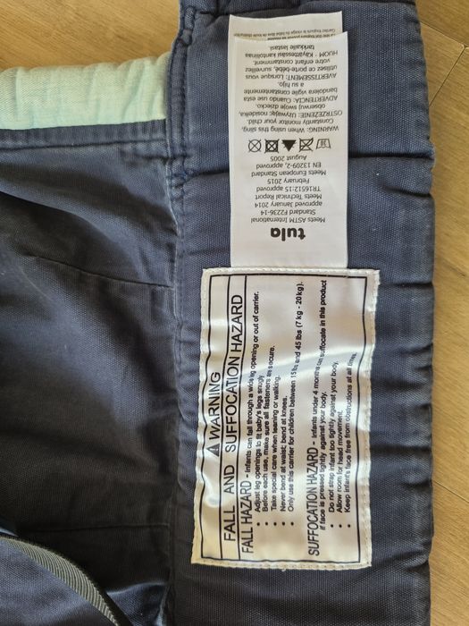 Nosidełko ergonomiczne Tula 7-20kg.