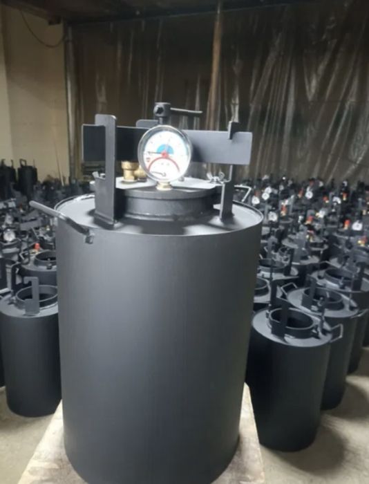 Автоклав Большой-24 (24 банки 0.5 л или 10 банок 1л) Газ або дрова