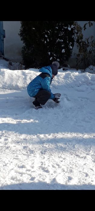 Зимовий комбінезон хлопчик на 7-8р  110р