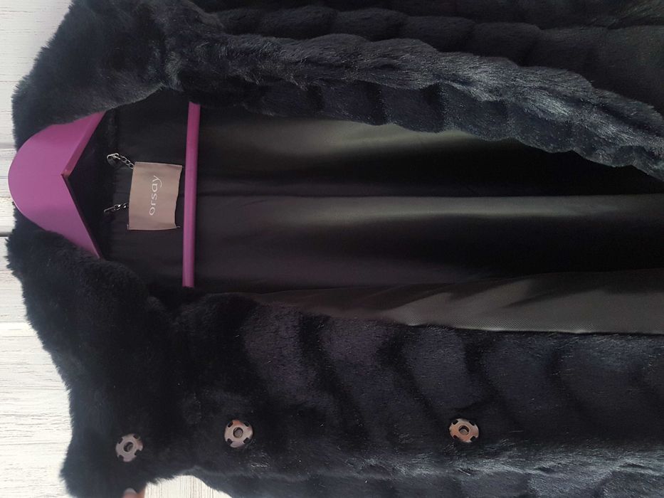 Futerko ORSAY j.nowe M śliczne ciepłe założone 2-3 razy futro krótkie