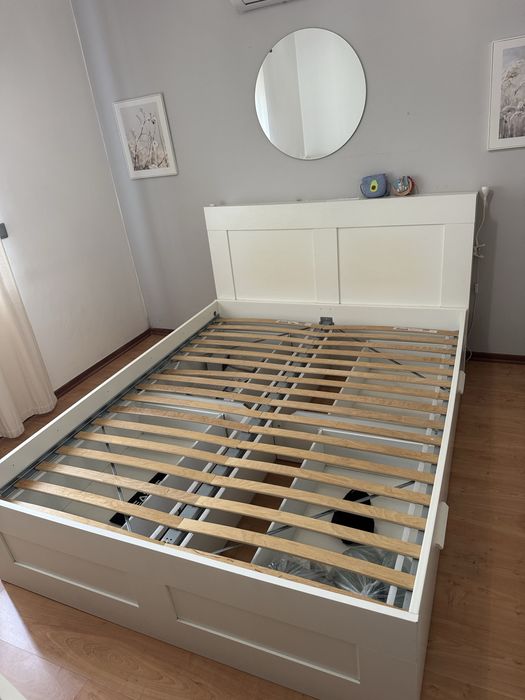 Cama + Cabeceira + Estrado + Colchão