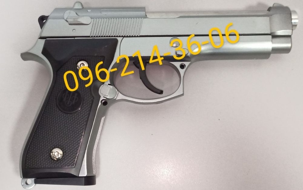 Детский пистолет Beretta 92 пластик + металл