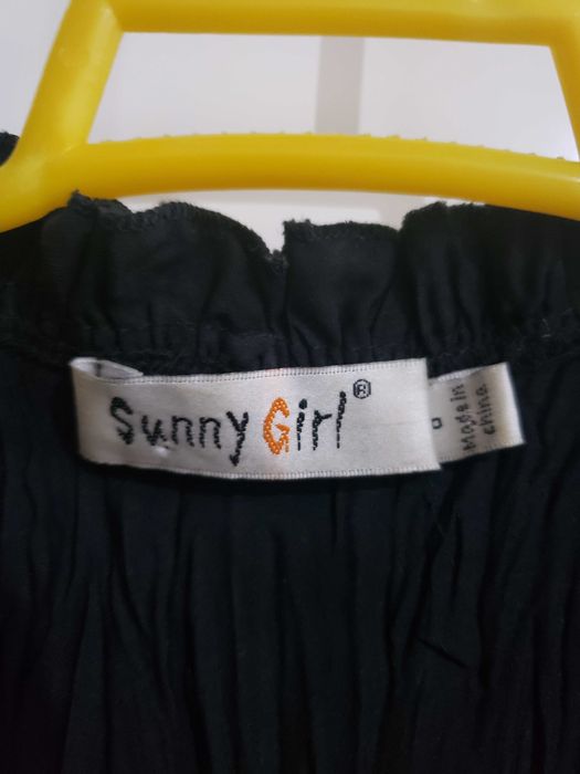 Top Preto de Cetim - Tamanho S