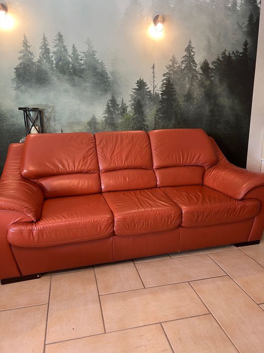 Zestaw wypoczynkowy KLER - skóra natualna