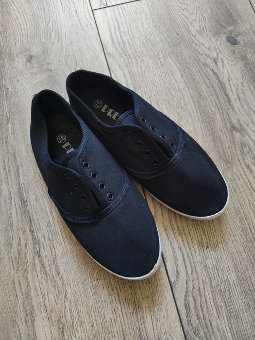 Czarne trampki buty 37