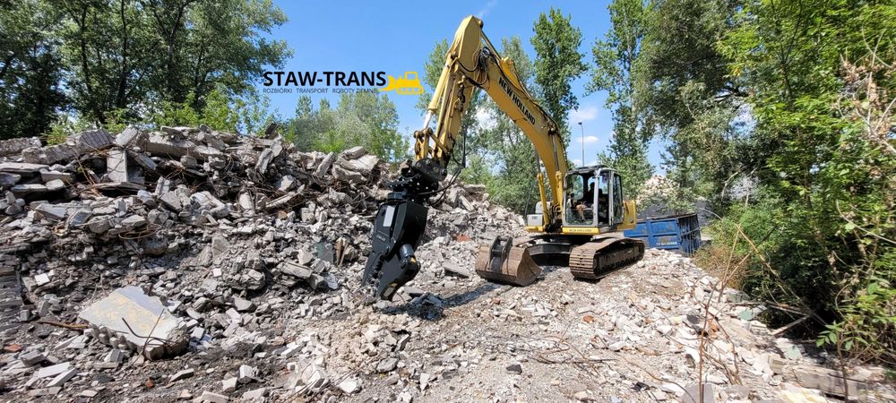 Rozbiórki Wyburzenia Usługi Roboty Ziemne Kucie Betonu Wywóz Gruzu