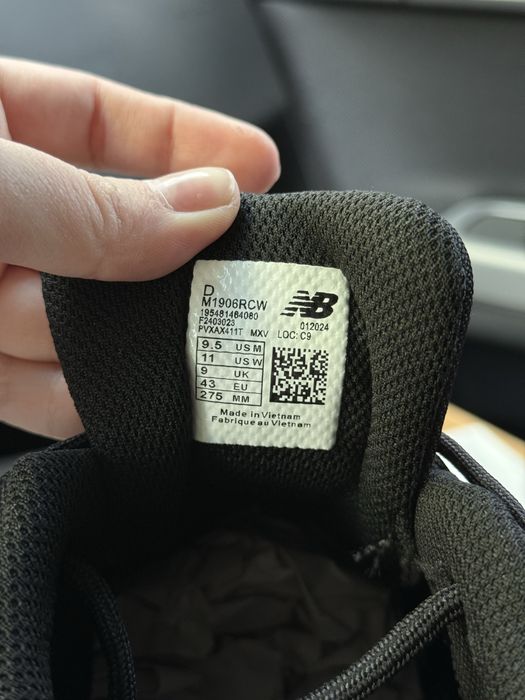 Чоловічі Кросівки  New Balance 1906R Cordura Magnet Black(42,43,44)