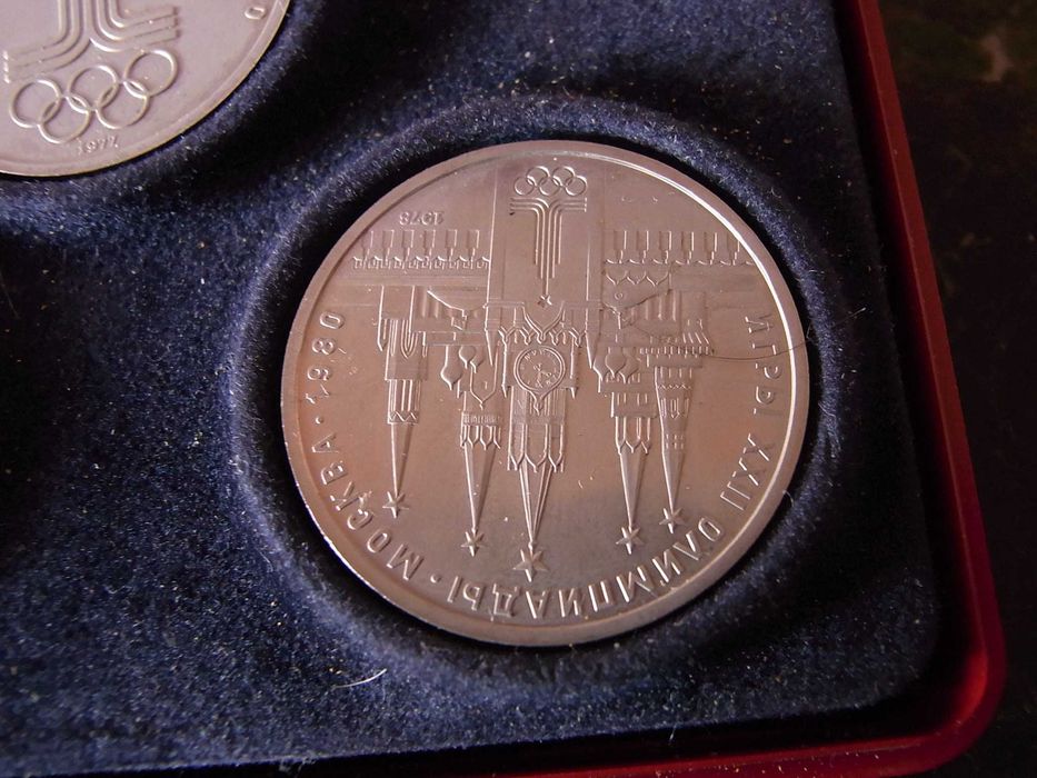 ZSRR 1 rubel Olimpiada Moskwa 1980.Komplet 6szt.TOP!