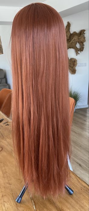 Peruca ruiva lisa