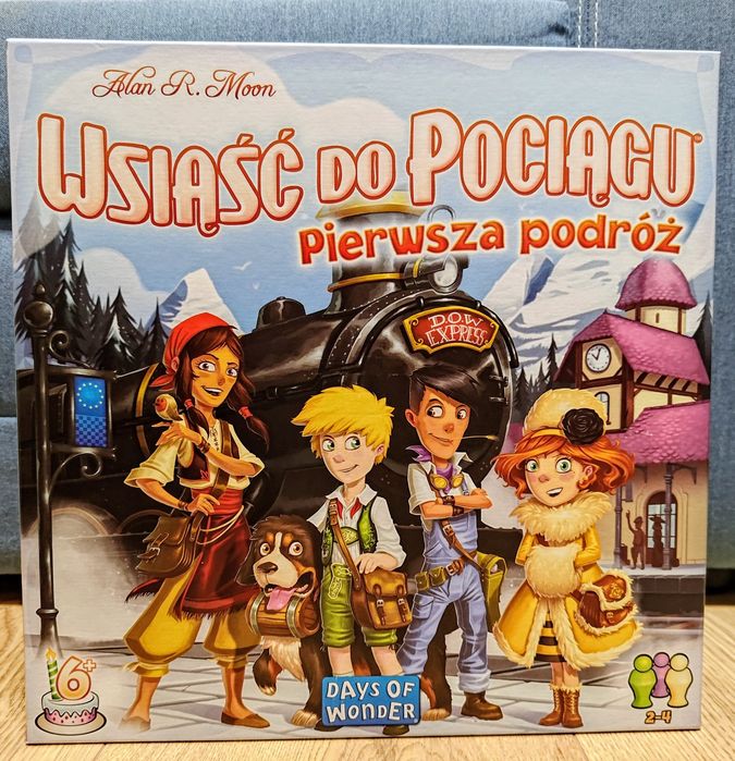 Gra planszowa Wsiąść do Pociągu - Pierwsza podroż. Nowa, nieodpakowana