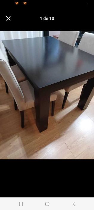 Mesa mais 4 cadeiras