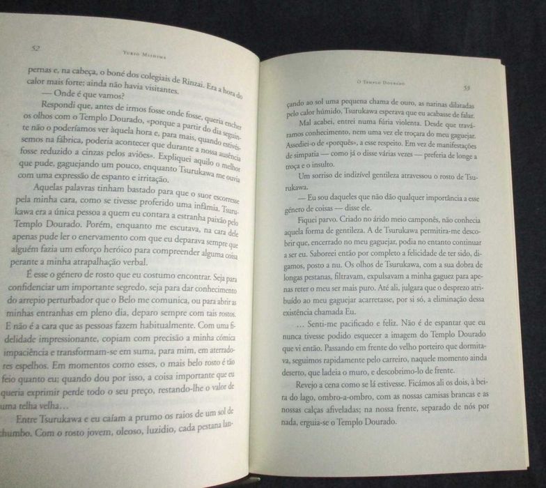 Livro O Templo Dourado Yukio Mishima