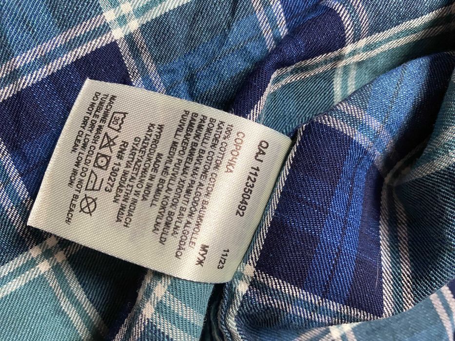 WRANGLER r.L oryginalna koszula męska w kratkę stan BDB
