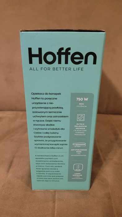 Opiekacz do kanapek sandwich Hoffen 750W