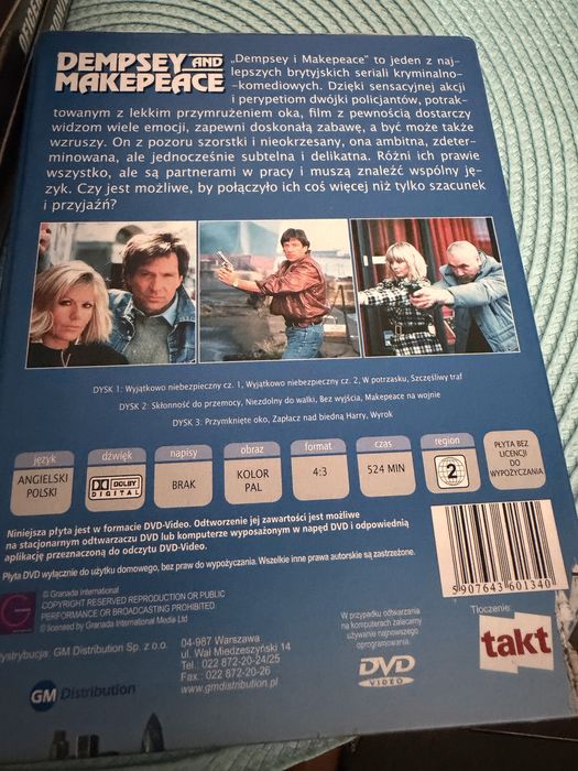 Dempsey I Makepeace - Sezon 1 na DVD