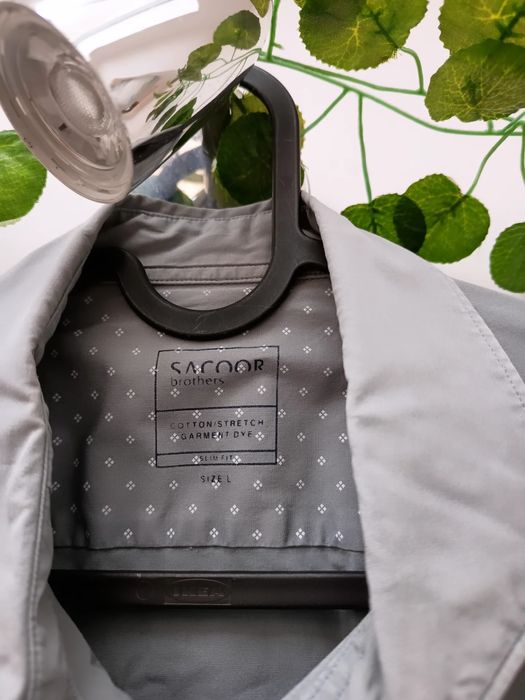 Camisa Cinza Petróleo de Homem