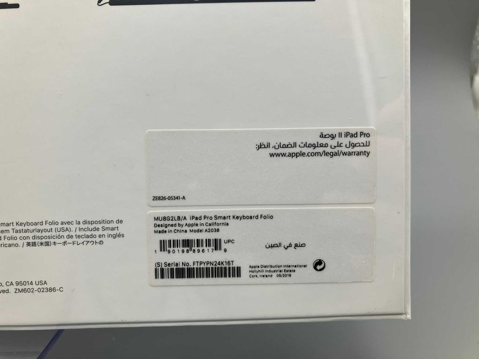 iPad Pro Smart Keyboard Folio A2038 чохол-клавіатура iPad Pro/iPad Air