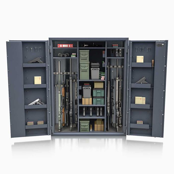 Szafa na broń Siegen Super Kombi 534.3 klasa s1 KL łącznie 31szt broni