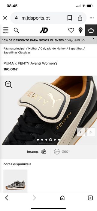 Sapatos desportivos/Puma Fenty 37,5 estrear c caixa/luxo!