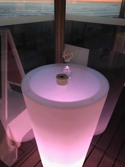 Mobiliario led mesas