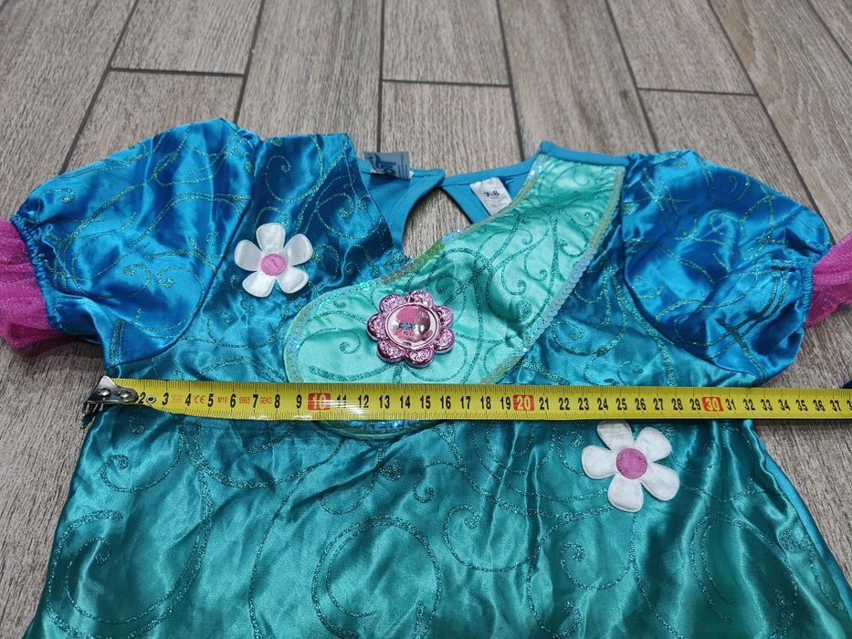 Sukienka strój poppy trolle trolls roz.7-8 lat (122-128cm)