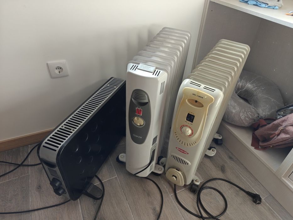 Lote 3 aquecedores elétricos – (vendo juntos ou separados)