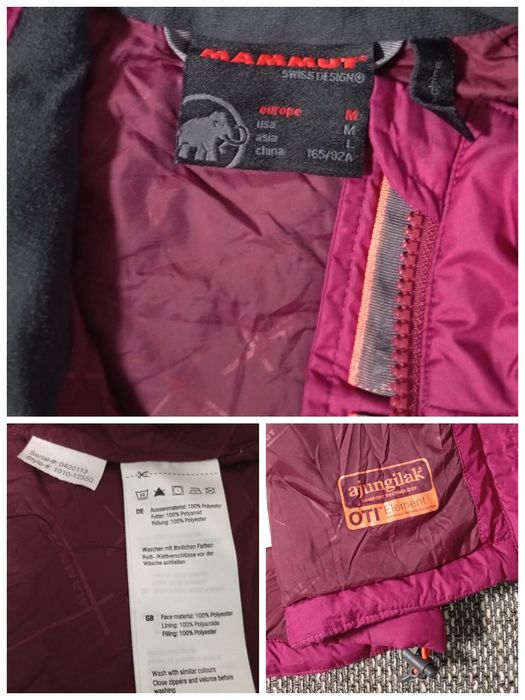 Жіноча куртка, (пуховик) Mammut Baduz Ajungilak XTI Element. Розмір М