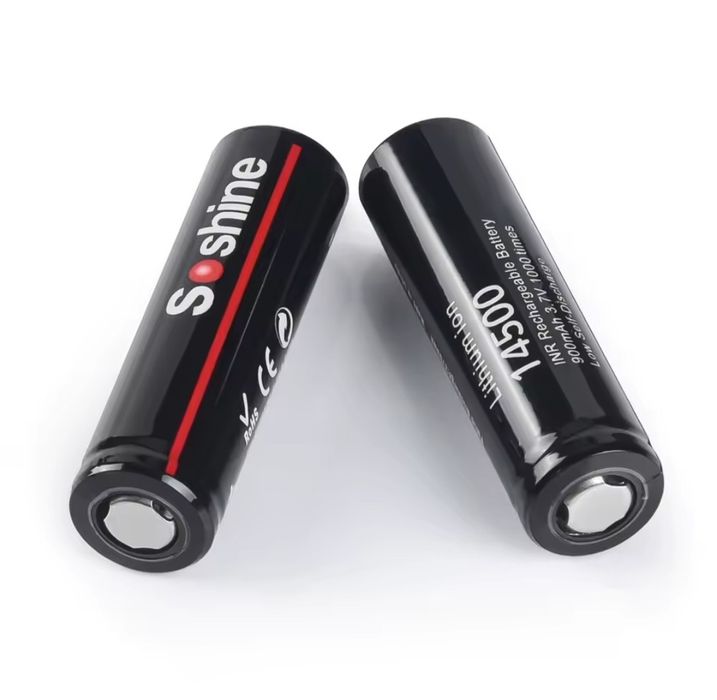Акумулятор Soshine 14500 (AA) Li-Ion 900 mAh 3.7V