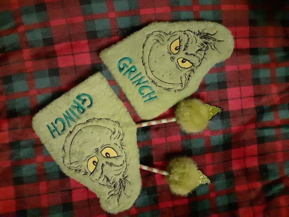Zestaw dla dziecka grinch dlugopis i notes 2x