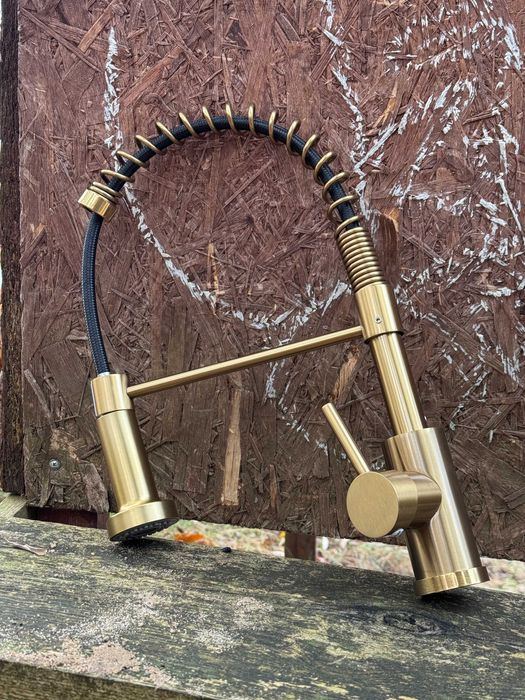 Nowa złota bateria kran do kuchni + cały pakiet montażowy GRATIS !!