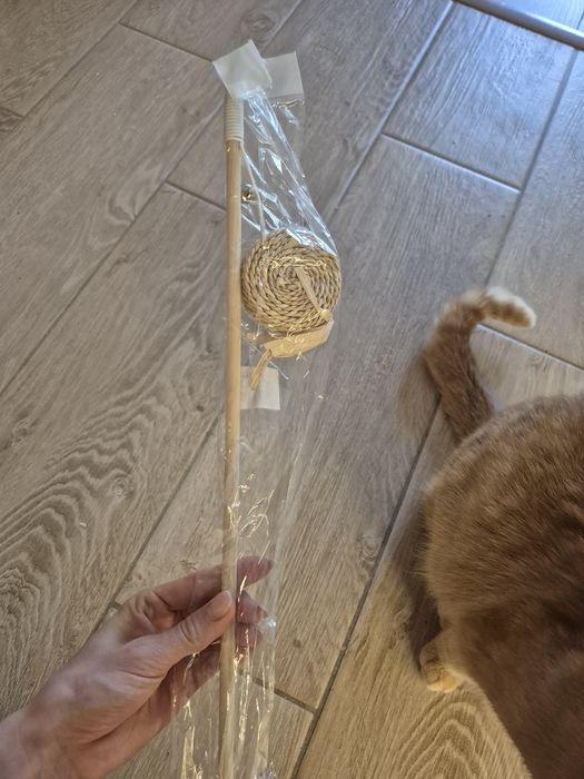 Wędka dla kota Nowa 40cm