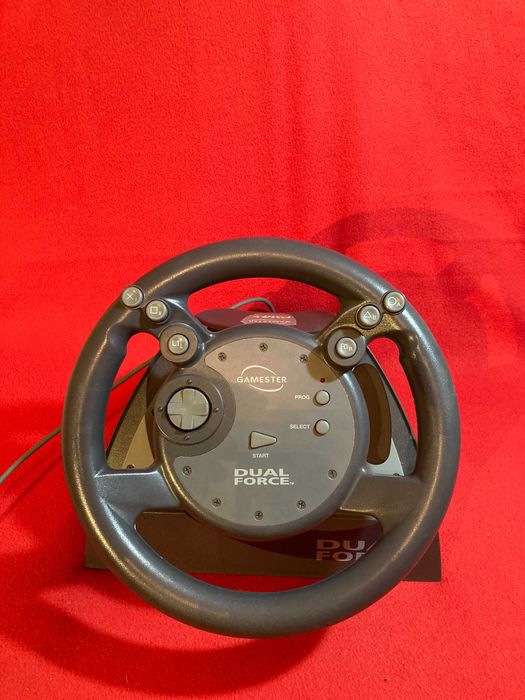 Volante e pedaleira Dual Force playStation