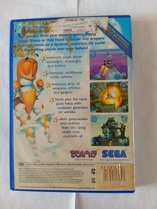 Worms 3D – PlayStation 2 (PS2) Original