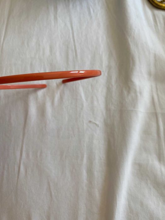 bandolete para cabelo cor salmao