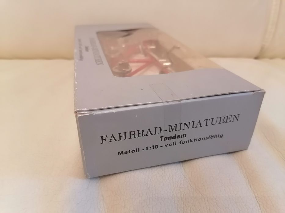 Tandem Fahrrad Miniaturen miniaturka Nowa rower