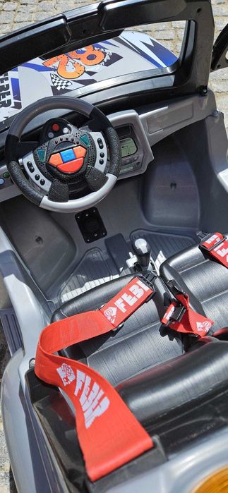 Feber Carro Bateria 2 lugares 12v X-Storm Bravo High Speed (Como Novo)