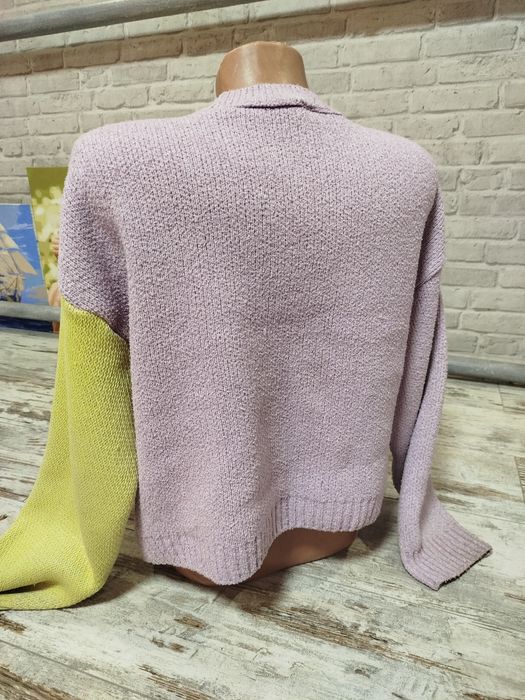 Светр ZARA з квітковим принтом, оверсайз. Оригінал!!!