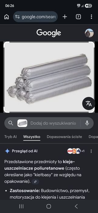 Silikon. Uszczelniacz poliuretan