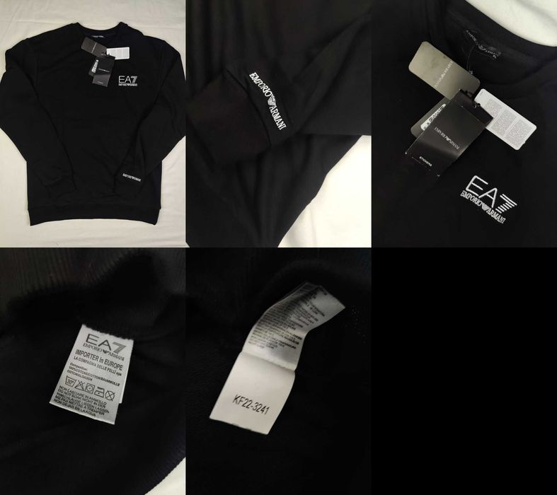 Bluza męska okragla Armani Calvin Klein Prada OUTLET
