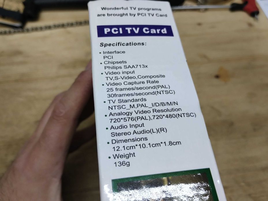 Placa de TV Chipset Philips PCI