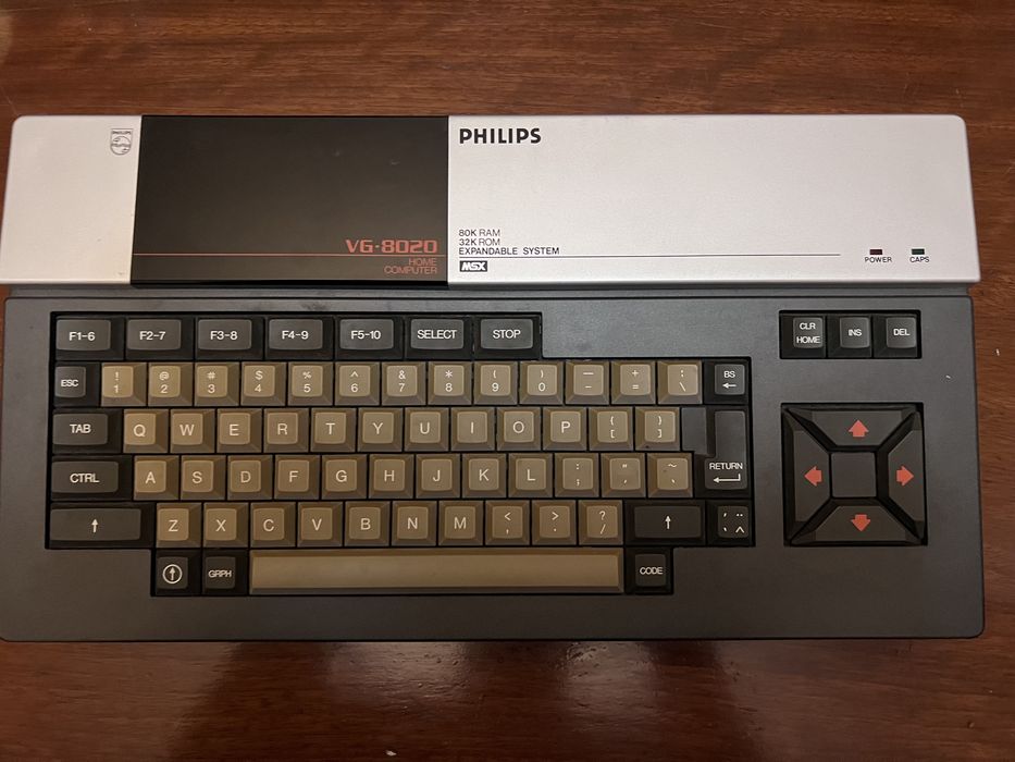 MSX Computer Philips VG 8020 + Monitor Philips VS004064332142388099122