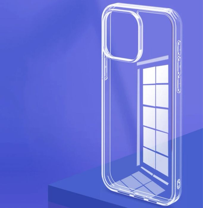 Прозозорий чохол на iPhone 14 pro та 14 pro max