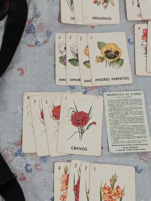 Quarteto de Flores jogo antigo