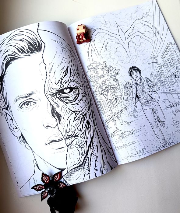 Розмальовка Дивні Дива Stranger things