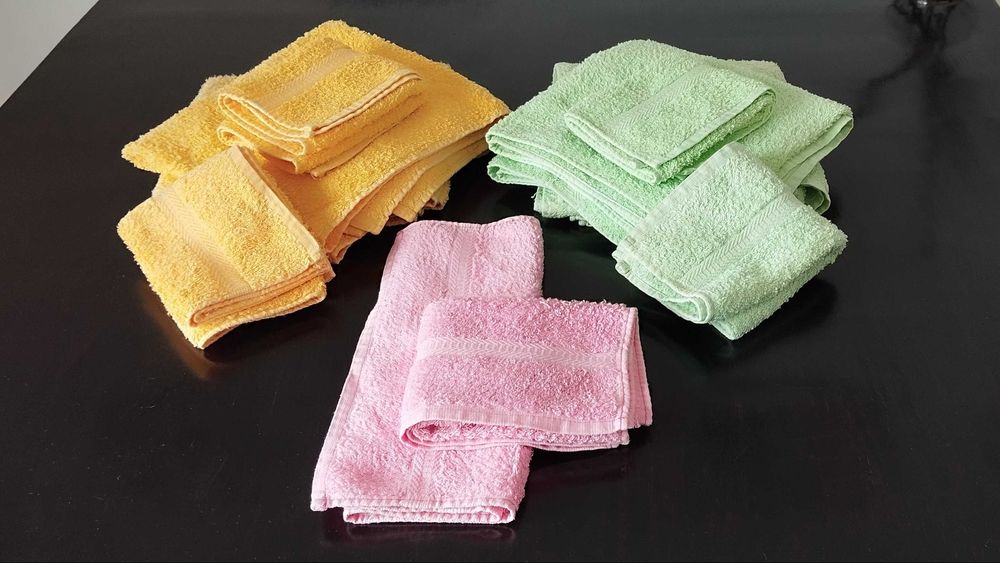 Toalhas turcas usadas vários tamanhos