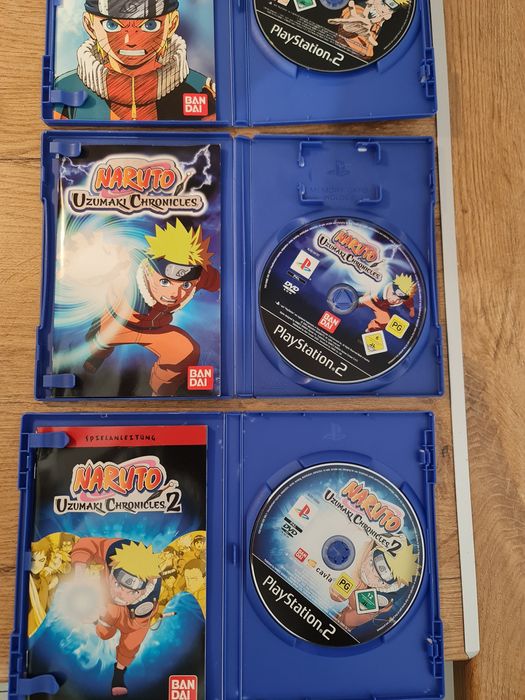 Naruto Ps2 gra  zestaw 3 gier komplet