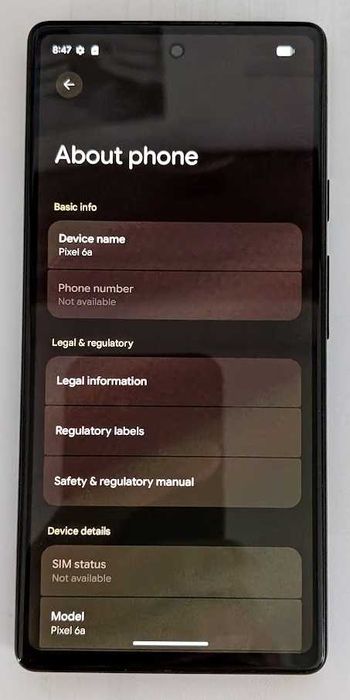 telefon Google Pixel 6a